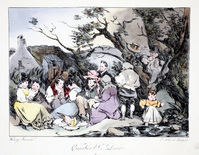 Barrio St. Denis, ilustración de 